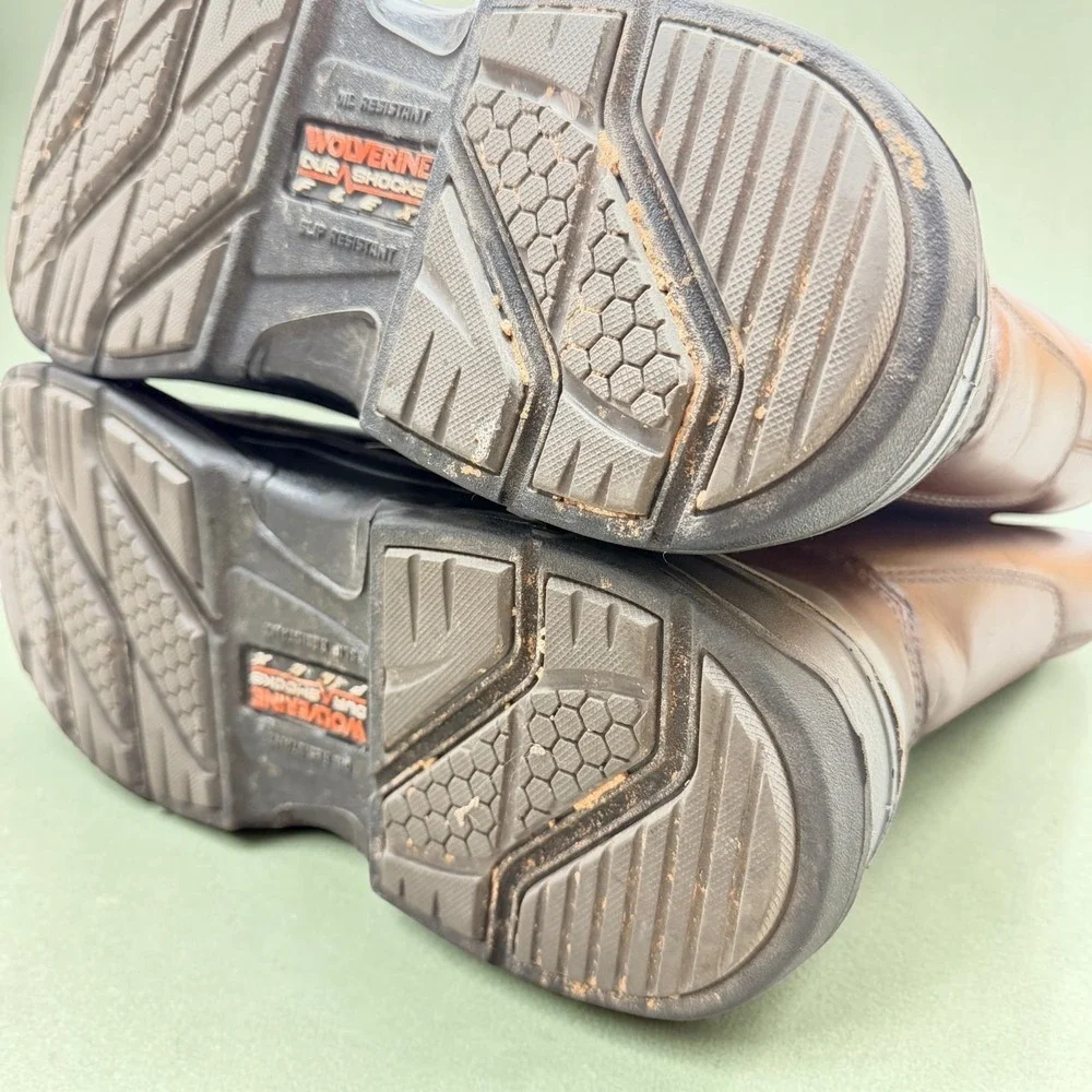 Wolverine DuraShocks Steel Toe Work Boots Mens 10.5 EW Flex Waterproof Plus EH